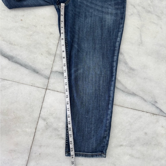 Blank NYC Denim Overalls Dungarees Crop Medium Wash Womens 29 Farm Cottagecore - Picture 3 of 8